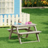 nod002 Ashley Teak Westin Furniture Laguna Kids Outdoor Dining Table