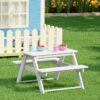 nod007 Ashley Teak Westin Furniture Laguna Kids Outdoor Dining Table